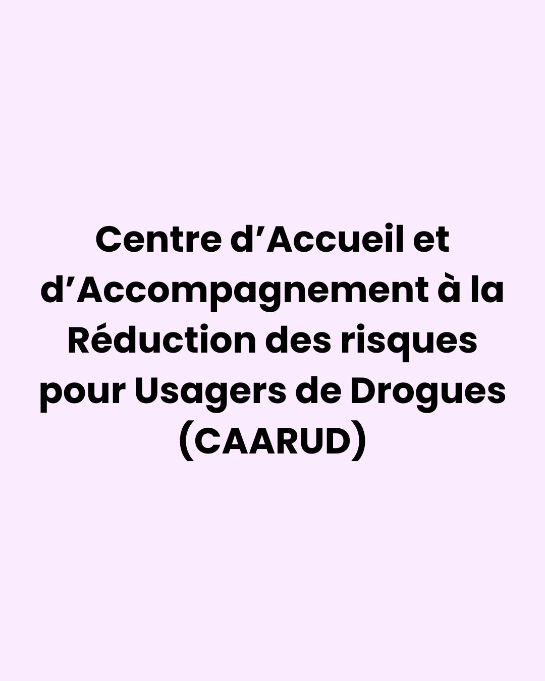CAARUD